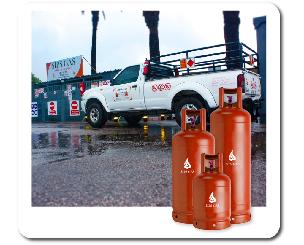 LP Gas Refills, Exchanges & Installations | Sips Gas | Free delivery